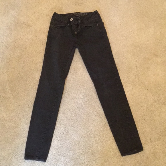 American Eagle Outfitters Denim - Black skinny jeans